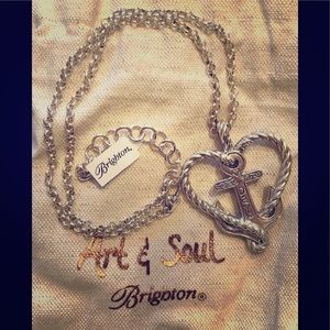 Brighton Anchored in Love Necklace NWT!!